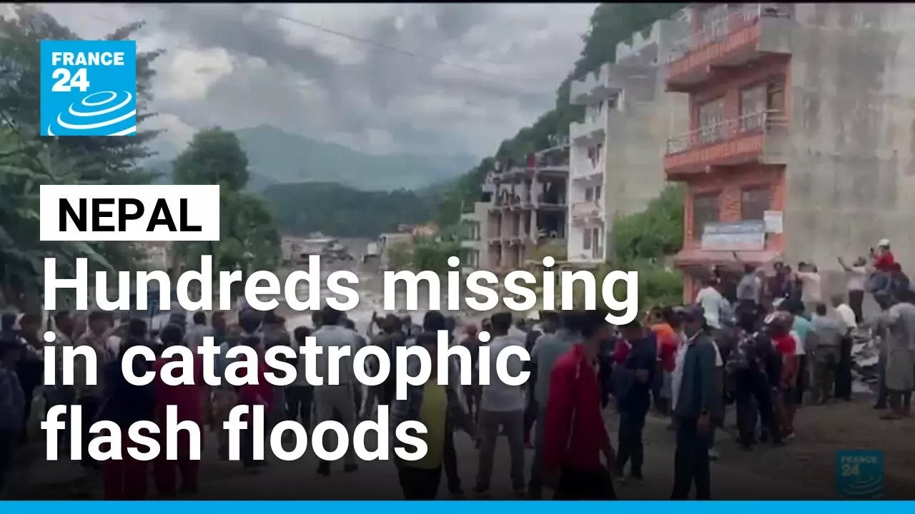 Hundreds missing in Nepal catastrophic flash floods • FRANCE 24 English