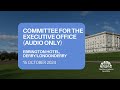 Committee for the Executive Office, Wednesday 16 October 2024