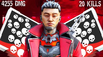 SOLO DEVIL CRYPTO 20 KILLS & 4255 DAMAGE (Apex Legends Gameplay)