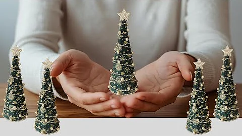 DIY Christmas 🎄 Easy & Beautiful Mini Trees on a Budget – Cute Holiday Decoration Ideas!✨😍