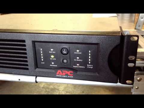 Testing an APC Smart-UPS 2200 battery backup device