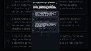 Can You Answer This Google Professional Cloud Database Engineer Question? #DatabaseEngineer
