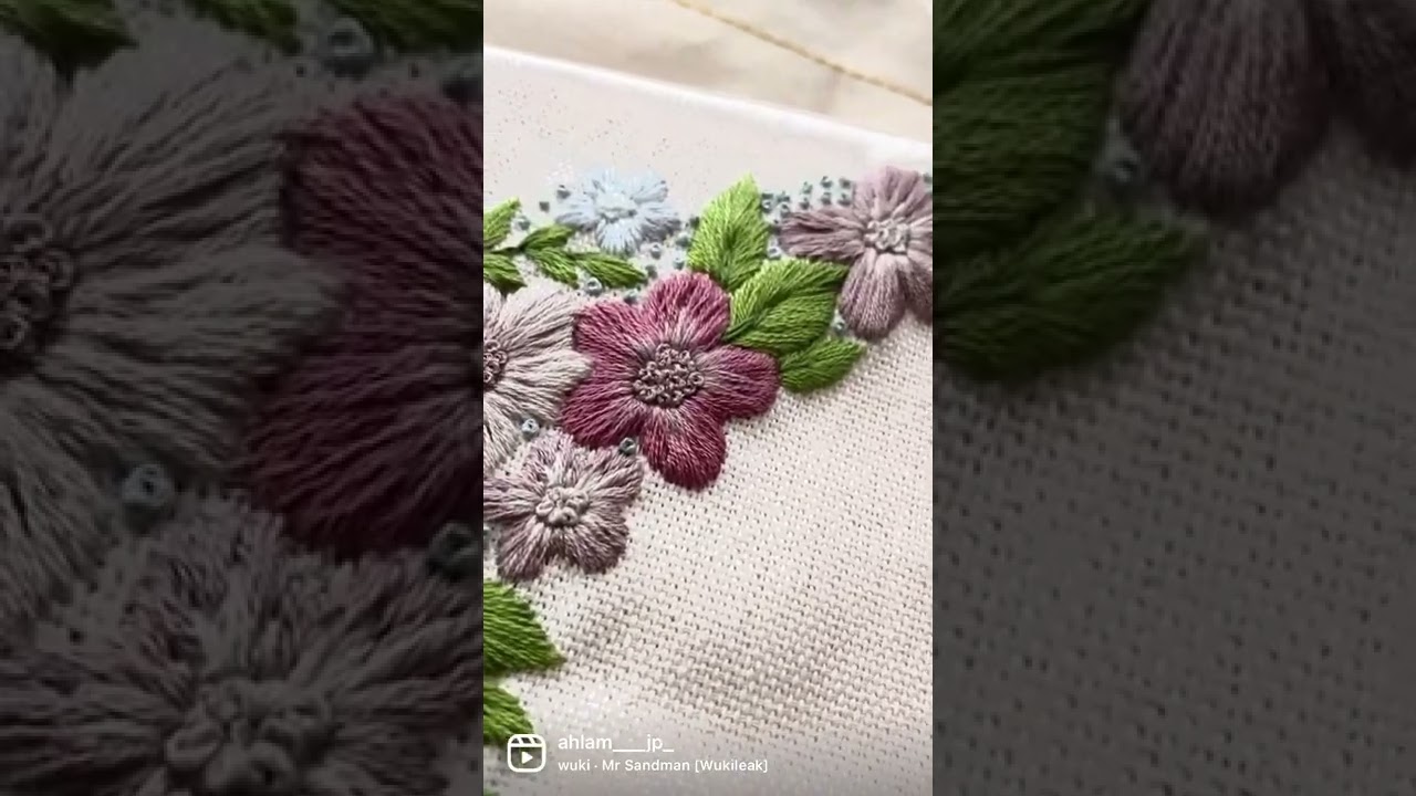 刺繍ウォールアート「咲-saki-」｜Ahlam -アハラーム-