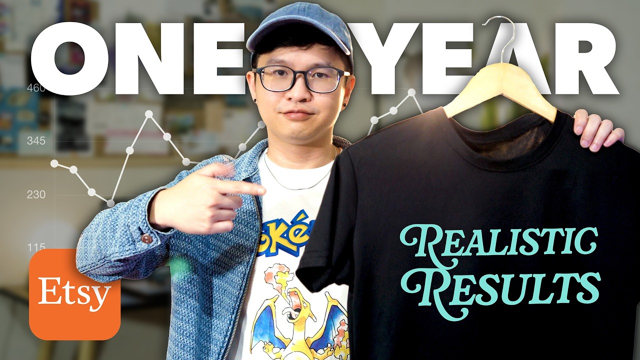 I Tried Selling Shirts on Etsy for One Year (Print on Demand Realistic ...