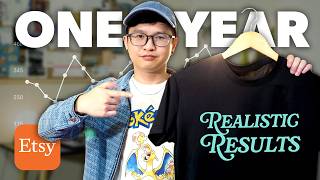 I Tried Selling Shirts on Etsy for One Year (Print on Demand Realistic Results)