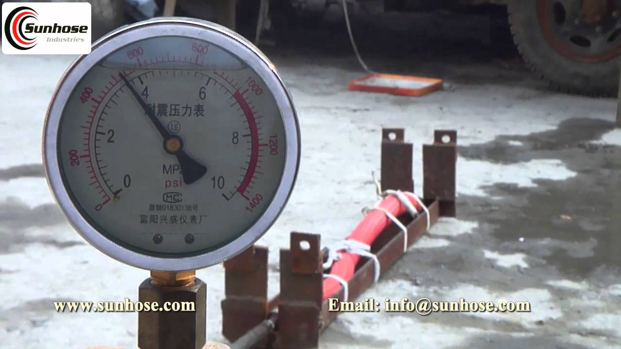 test 5 hose inch pressure Lay burst of Water the Flat pressure Discharge Testing PVC test 5 hose inch pressure Lay burst of Water the Flat pressure Discharge Testing PVC
