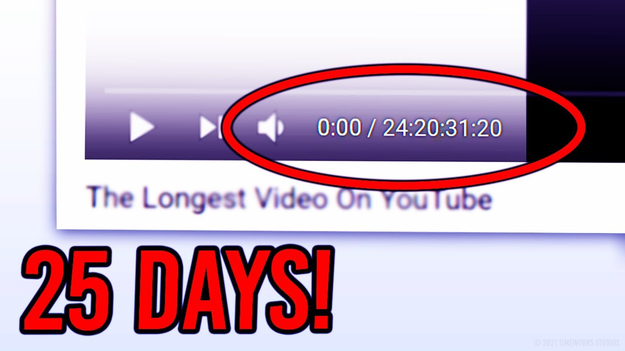 What Is The LONGEST Video On YouTube? YouTube