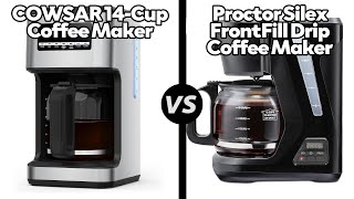 COWSAR 14-Cup Coffee Maker vs Proctor Silex FrontFill Drip Coffee Maker-Which One Is Better?