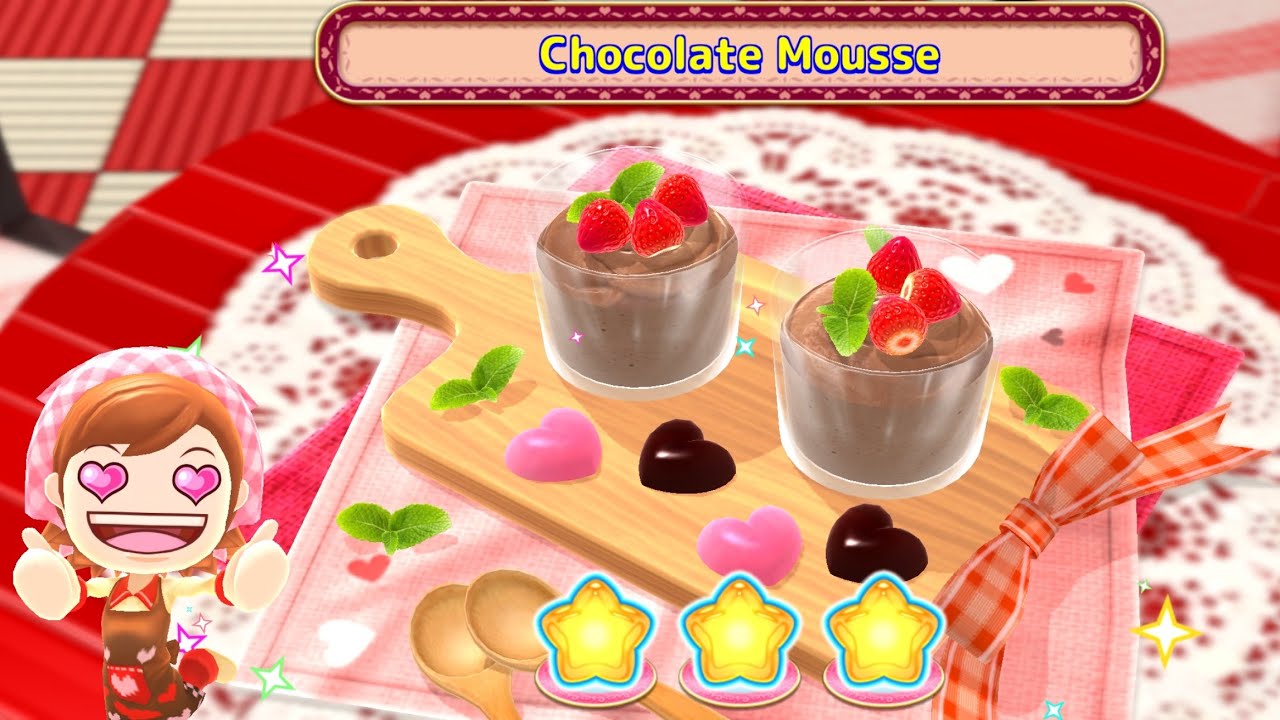 Cooking mama cuisine recipe #121 NO COMMENTARY// chocolate mousse