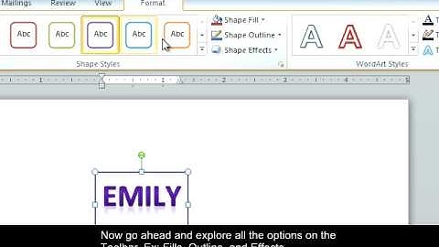 Microsoft Office Word PC: How to Use WordArt