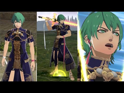 Male Byleth - Sothis Regalia (Outfit) Model & Animations Showcase - Fir...
