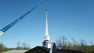 Danco Construction Inc - Bethel Pentecostal Church Steeple Raising