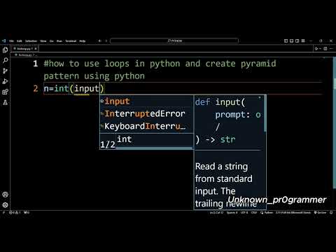 " Python Loops: Create Stunning Pyramid Patterns Easily!"