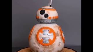 How to make a Star Wars BB8 Cake