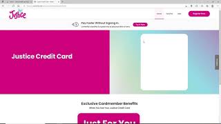 Justice Credit Card Login: How to Sign In to Justice Credit Card Account. (2023)