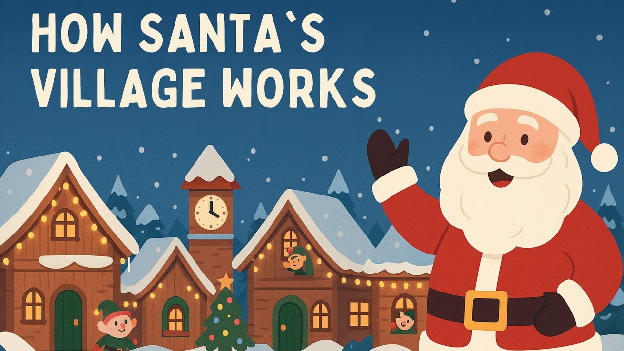 День из жизни на Северном полюсе: как устроена деревня Санты!