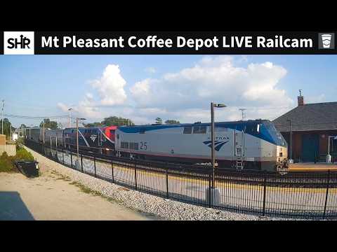 Mount Pleasant Coffee Depot Live Railcam (Downtown) - Mt Pleasant, IA