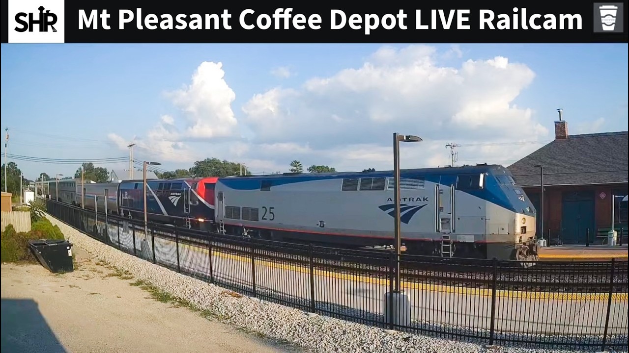 Mount Pleasant Coffee Depot Live Railcam - Mt Pleasant, IA live camera thumbnail
