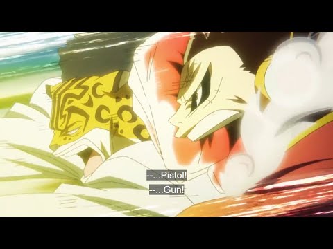 Luffy and Rob Lucci Zoro and Kaku Tag Team Vs Pacifista's