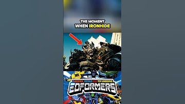 Ironhide literally scream in FEAR ?! #edformers #transformers