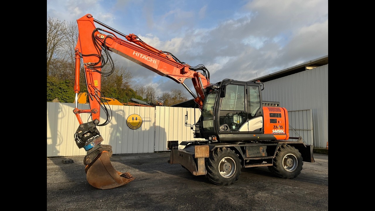Pelle Sur Pneus HITACHI ZX145W 6