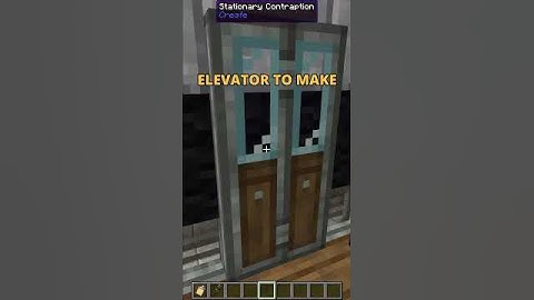 Maak een lift met de Create Mod in Minecraft! #createmod #minecraft #elevator #gaming