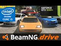 BeamNG.drive: GTX 1050 TI 4GB + i5 4590 (Lowest vs Low vs Normal vs High vs Ultra)