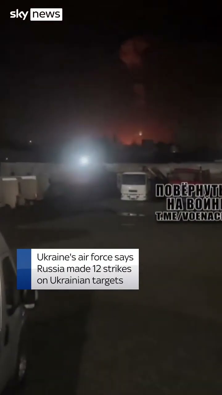 Video shows missile strike in western Ukraine