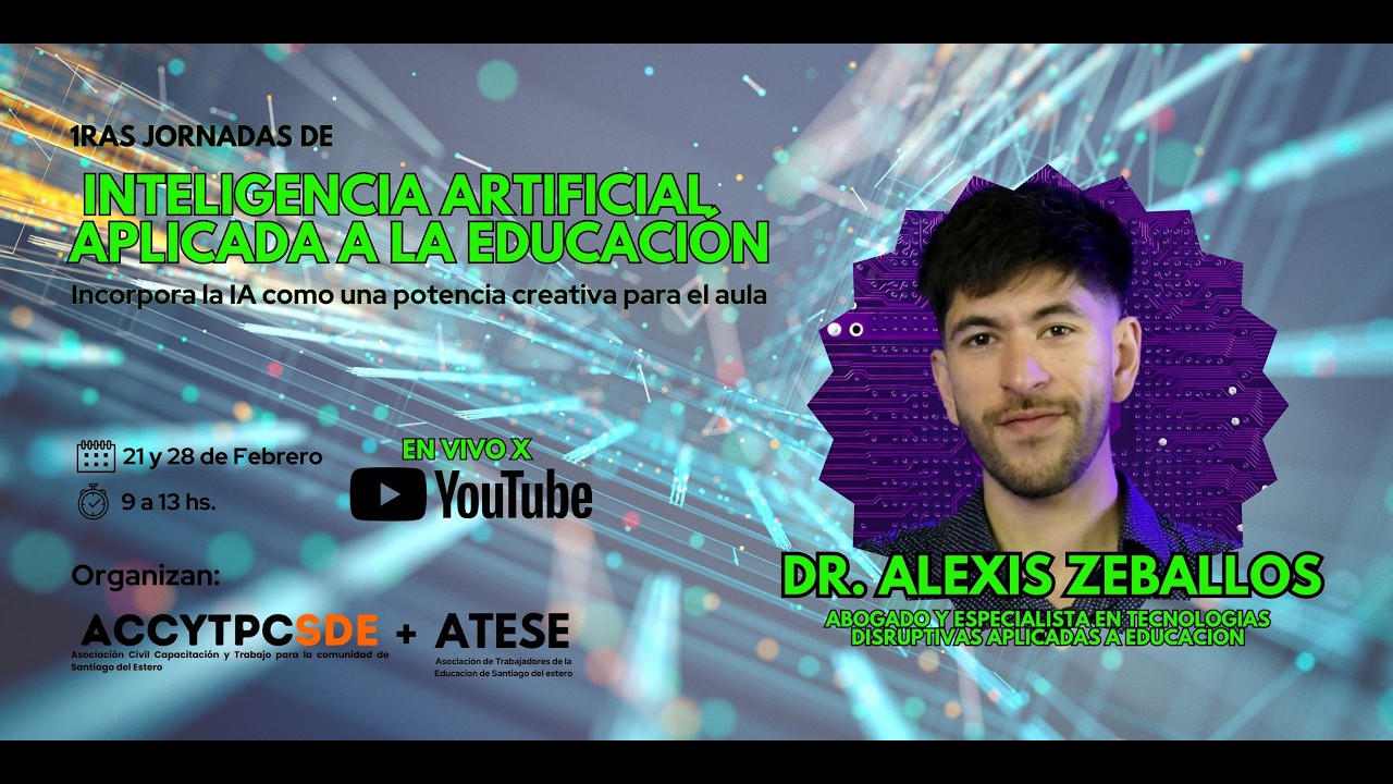 1ras JORNADAS NACIONALES DE INTELIGENCIA ARTIFICIAL APLICADA A LA EDUCACIÓN