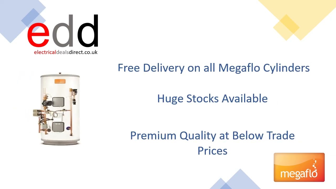 Heatrae Sadia Megaflo Eco Systemfit 125SF: Efficient Indirect Unvented Hot Water Cylinder