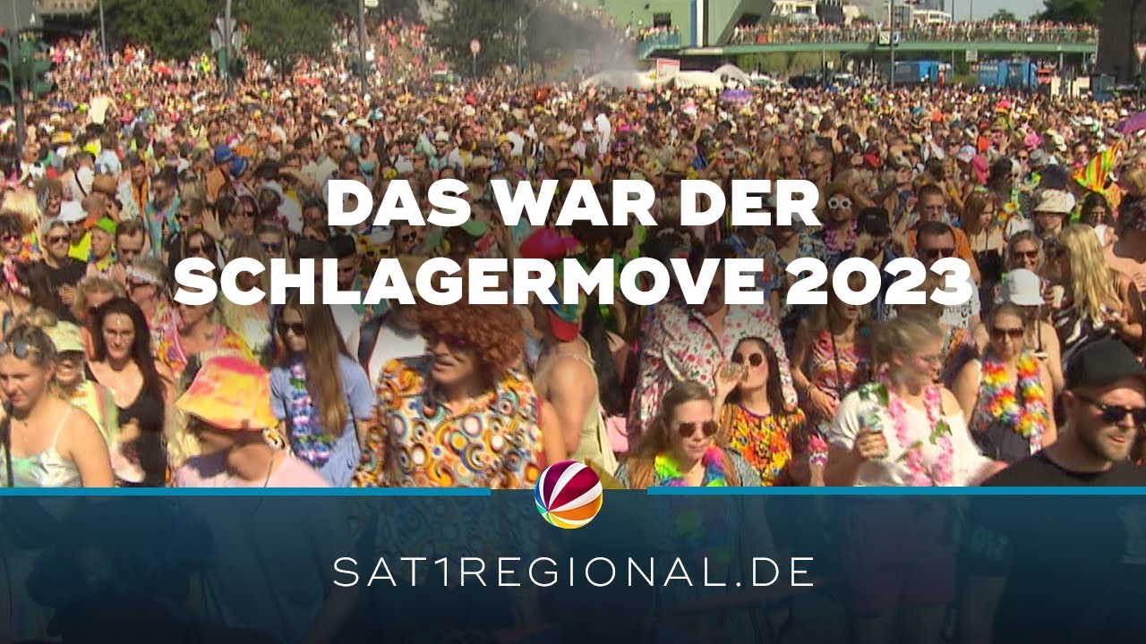Schlagermove 2023: So feierten 400.000 Menschen in Hamburg