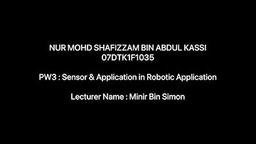 Pw 3 Embedded Robotic