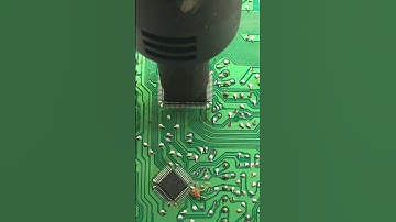 Desoldering a CPU IC: Tips and tricks #shorts