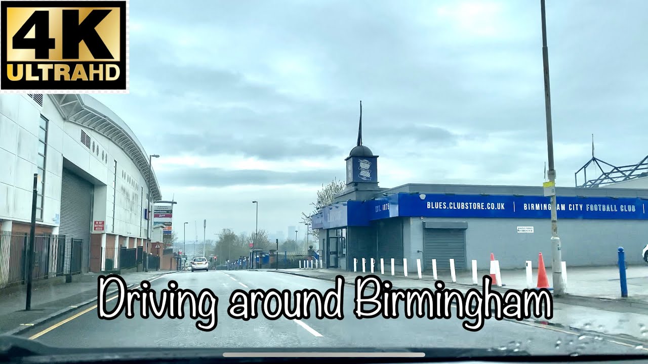 Driving around Birmingham Saltley small Heath Birmingham England UK 4K