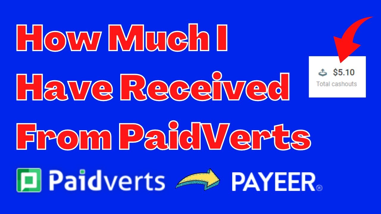 How Much I Have Received From PaidVerts | Best Money Making Site 2023