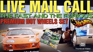 LIVE  Hot Wheels THE FAST AND THE FURIOUS Unboxing MAIL