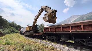 Rock slide and a hi rail treat! @JaiahHazelnutBrown
