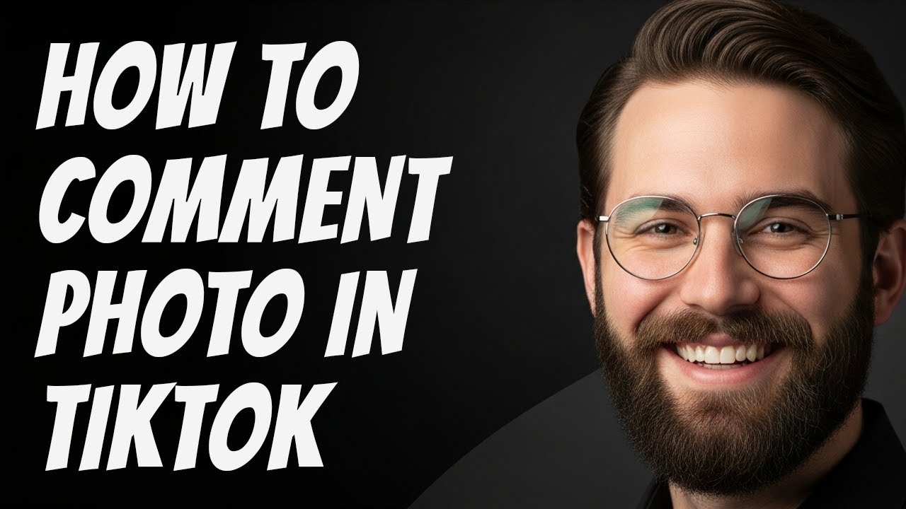 Comment Photo How to Comment Photo in TikTok - YouTube