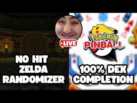 OCARINA OF TIME NO HIT ENEMY RANDOMIZER ATTEMPT + POKEMON PINBALL