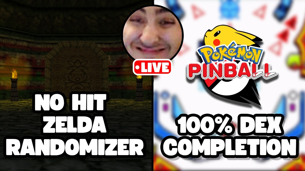 OCARINA OF TIME NO HIT ENEMY RANDOMIZER ATTEMPT + POKEMON PINBALL
