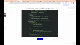Google calendar api bubble.io integration part 2: Events api calls Details