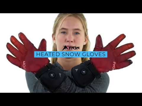 FNDN Full-Leather Heated 3.7V Work Gloves