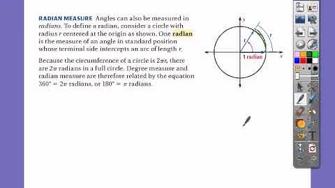 ALG2 CH13.2 Part 1 (General Angles and Radian Measure)