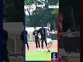 Goalkeeper training in full swing.