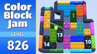 Color Block Jam Level 826 | Every Puzzle Solved! 🎯