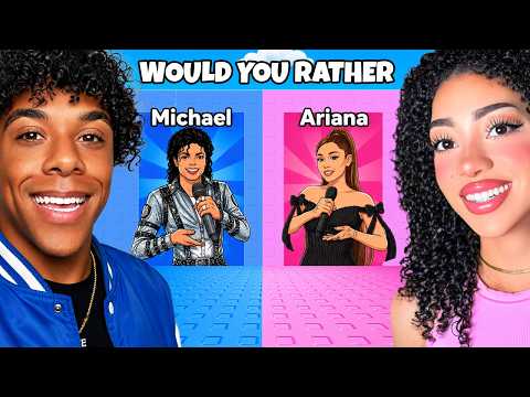 2 Player ROBLOX WOULD YOU RATHER: SINGERS TOWER!! (OBBY)