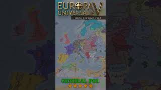 EU5: MEIOU and Taxes - Europe timelapse #shorts