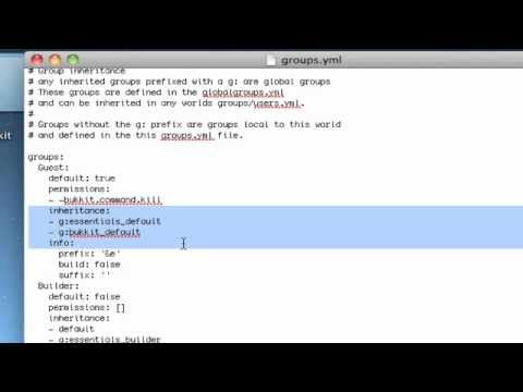 EssentialsGroupManager Plugin Setup