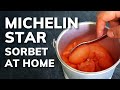 How to make STRAWBERRY SORBET at home | Fine Dining Recipe