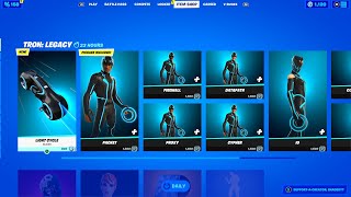 Fortnite Item Shop - NEW TRON SKIN BUNDLE! (Fortnite Battle Royale)